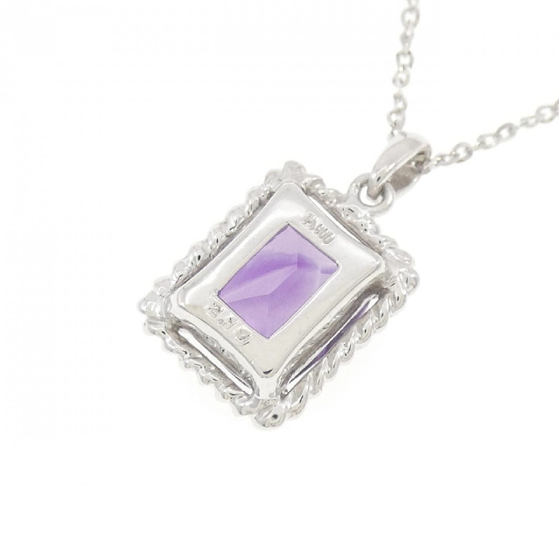 PT900/K18WG Mặt dây chuyền Amethyst 2.10CT - Hàng hiệu Chính hãng 861246