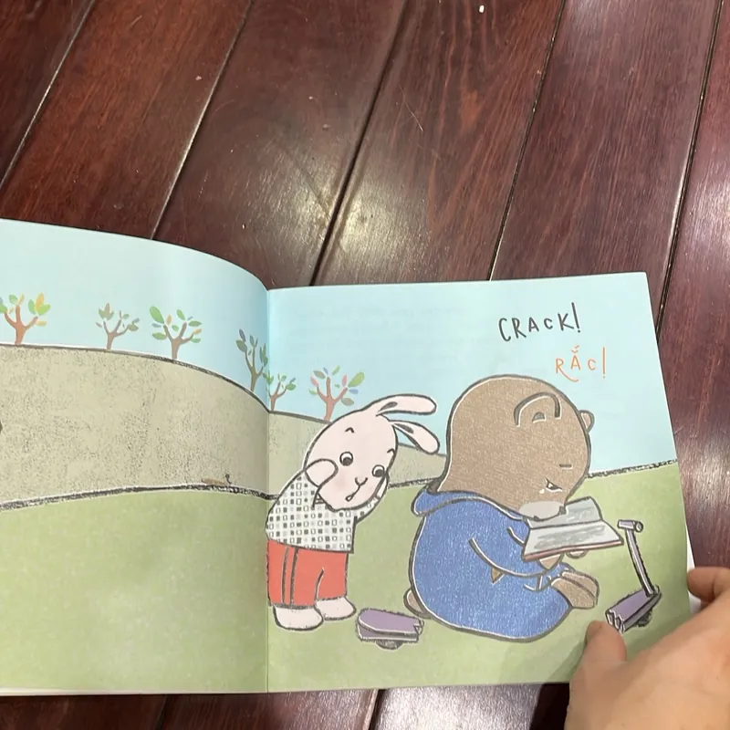 Gấu à cậu ổn chứ - song ngữ anh việt - sách trẻ em tập đọc  1062249
