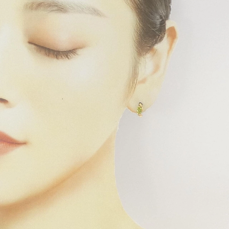 K18YG Peridot Bông tai - Hàng hiệu Chính hãng 872450