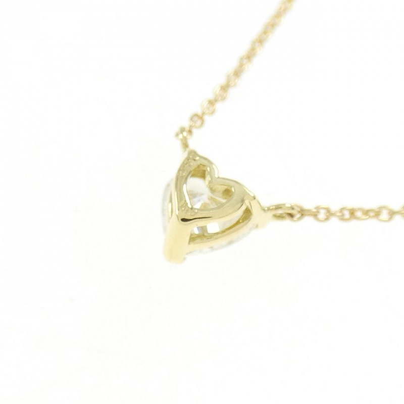 K18YG Dây chuyền kim cương 0.352CT H SI2 hình trái tim - Hàng hiệu Chính hãng 874871