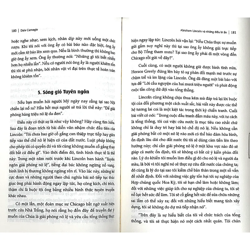 ABRAHAM LINCOLN VÀ NHỮNG ĐIỀU BÍ ẨN - Tác giả DALE CARNEGIE 1066148