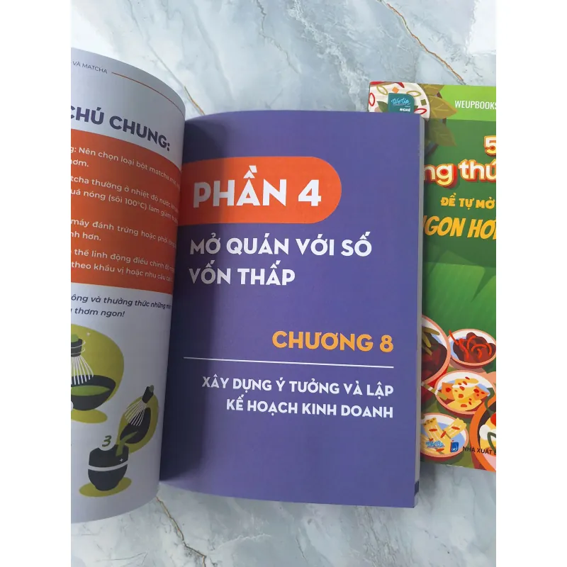 Combo 2 sách Công thức nấu ăn để tự mở nhà hàng, Hướng dẫn pha chế Trà sữa & Cà phê 606033