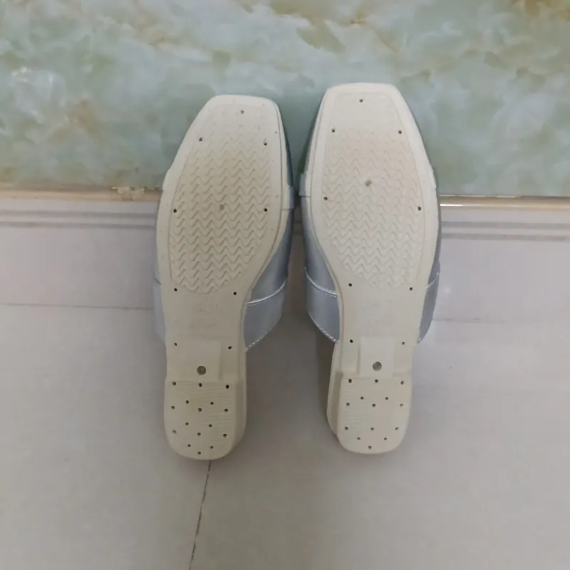 Dép sục màu bạc size 37-38, mới 100% 1031439
