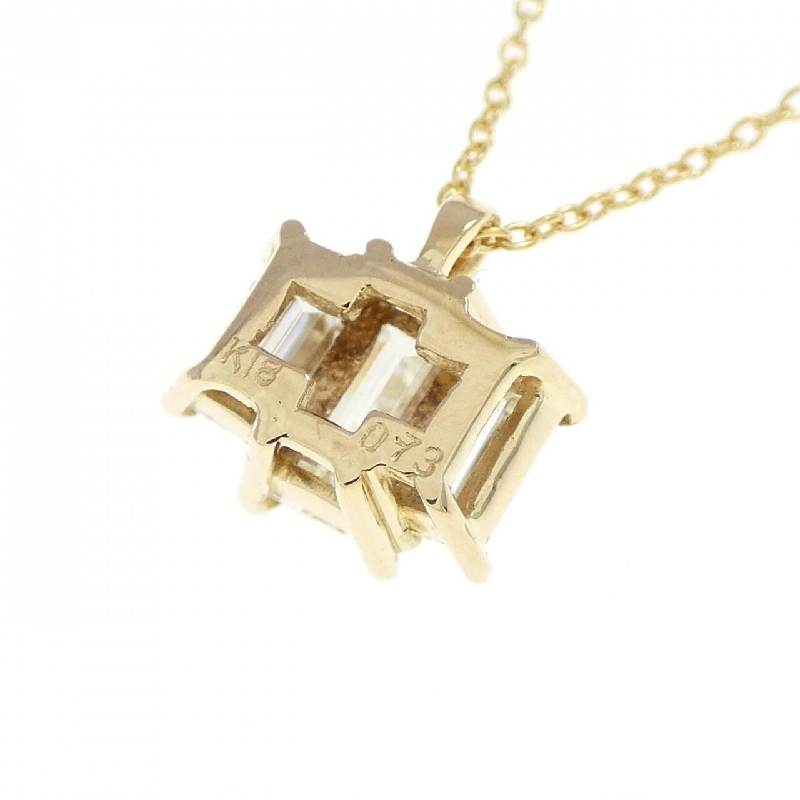 K18YG Dây chuyền kim cương 0.73CT - Hàng hiệu Authentic 861242