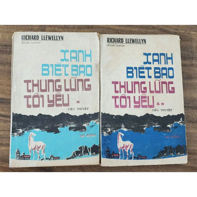 Trọn bộ 2 tập, tiểu thuyết Xanh biết bao thung lũng tôi yêu, tác giả Richard Llewellyn 703640