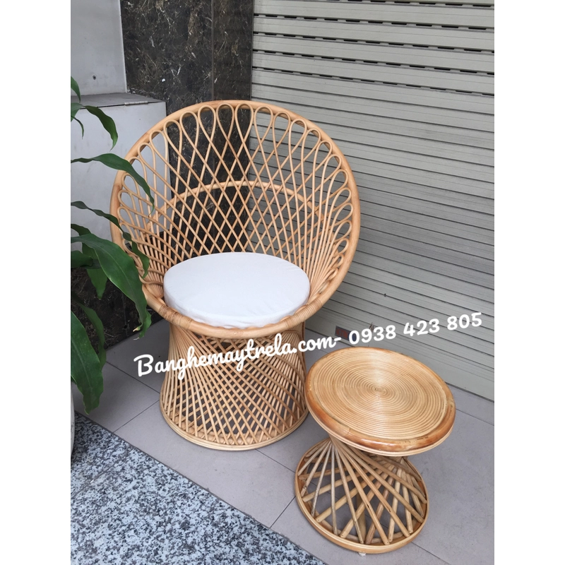 Ghế đơn mây đọc sách phòng ngủ 446565