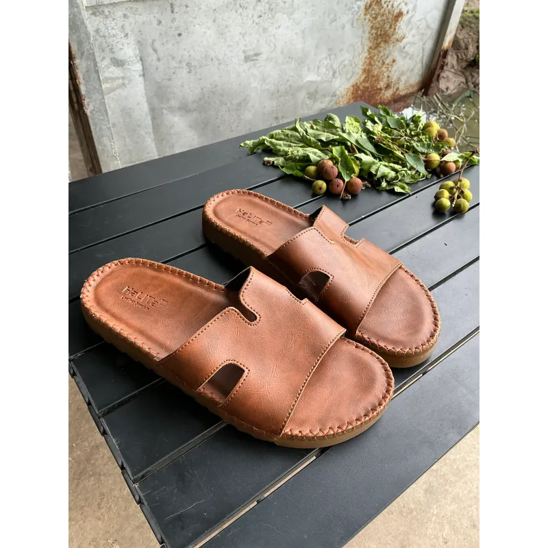 Dép da nam Halita Cũ size 41 đi nước đi mưa 674630