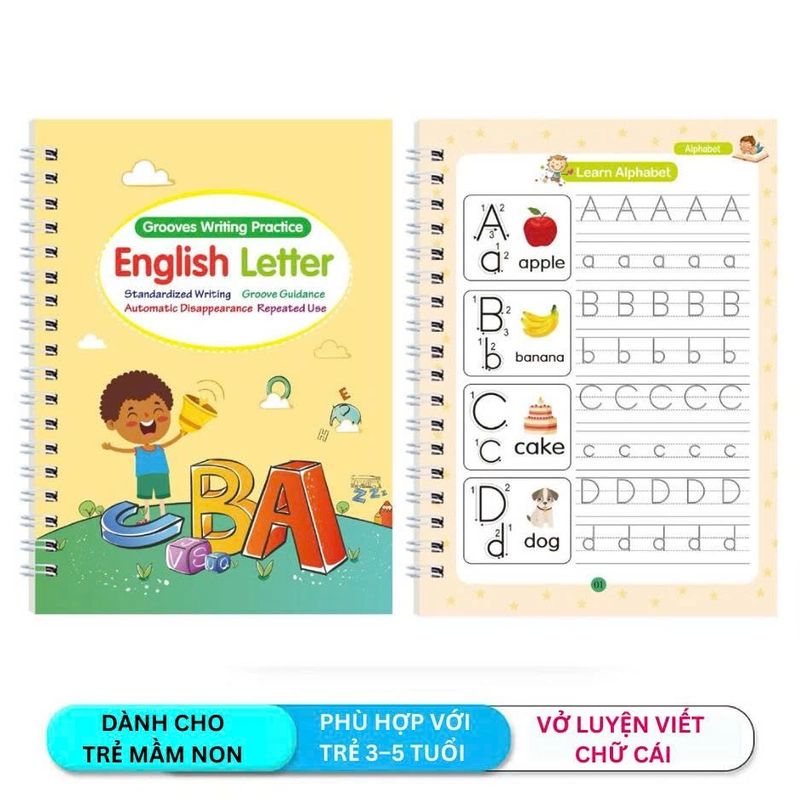 Vở luyện viết cho trẻ mầm non (combo 4 cuốn) 523739