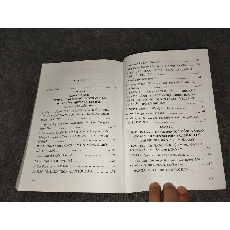 ĐẠO TIN LÀNH TRONG VÙNG DÂN TỘC MÔNG VÀ D A O Ở CÁC TỈNH MIỀN NÚI PHÍA BẮC VIỆT NAM 992550