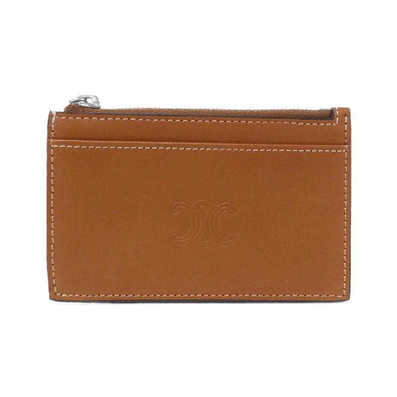 【Sản phẩm mới】Celine Ví đựng thẻ có khóa kéo 10F993FQ5 Ví đựng tiền xu 621727