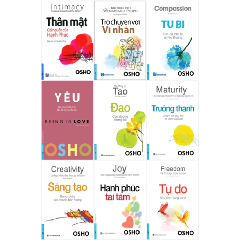 Combo Sách Osho (Bộ 9 Cuốn) - Osho 743744