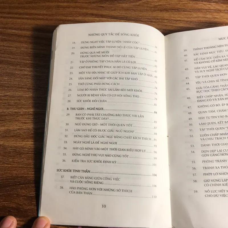 Những quy tắc để sống khỏe 970343