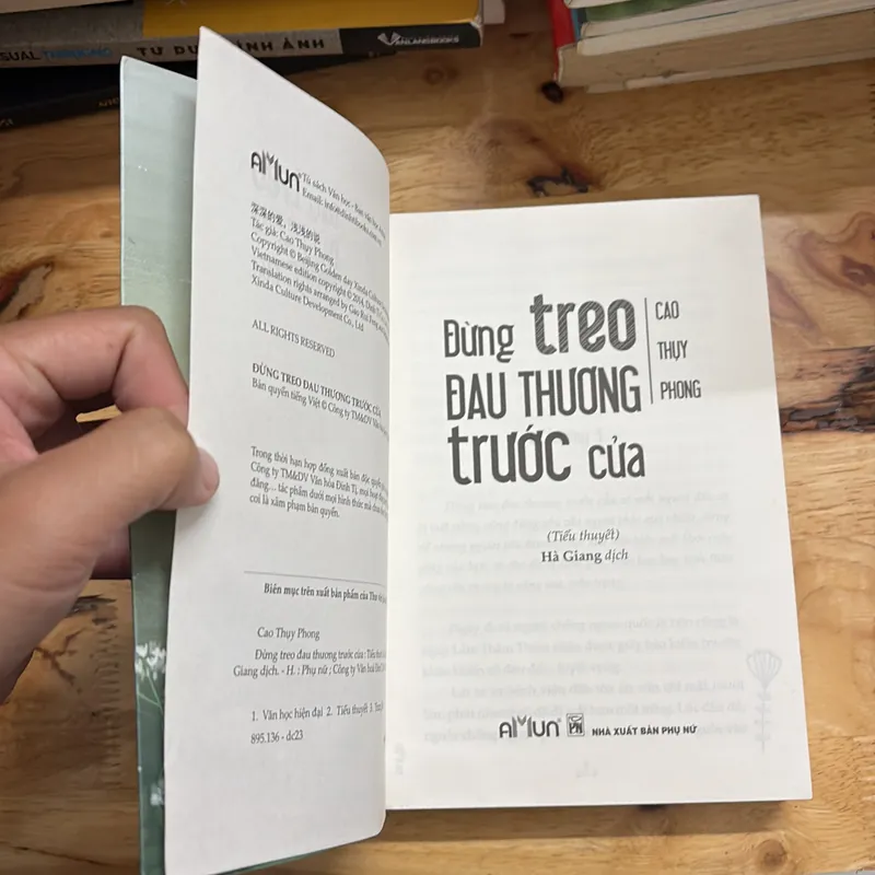 II Tiểu Thuyết: Đừng Treo Đau Thương Trước Cửa - Cao Thuỵ Phong - 2016 697205