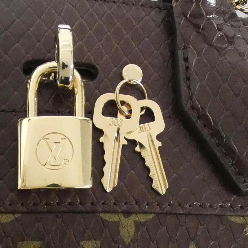 Túi xách Louis Vuitton Monogram + Da kỳ thú City Steamer MINI - Hàng hiệu Chính hãng 770230