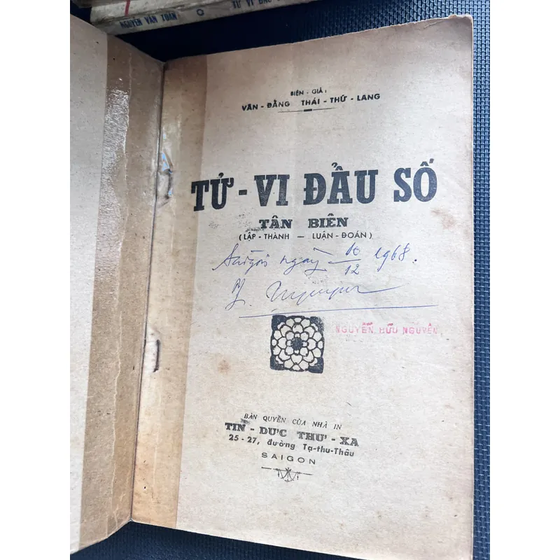 Tử vi đẩu số tân biên - Thái Thứ Lang 591414