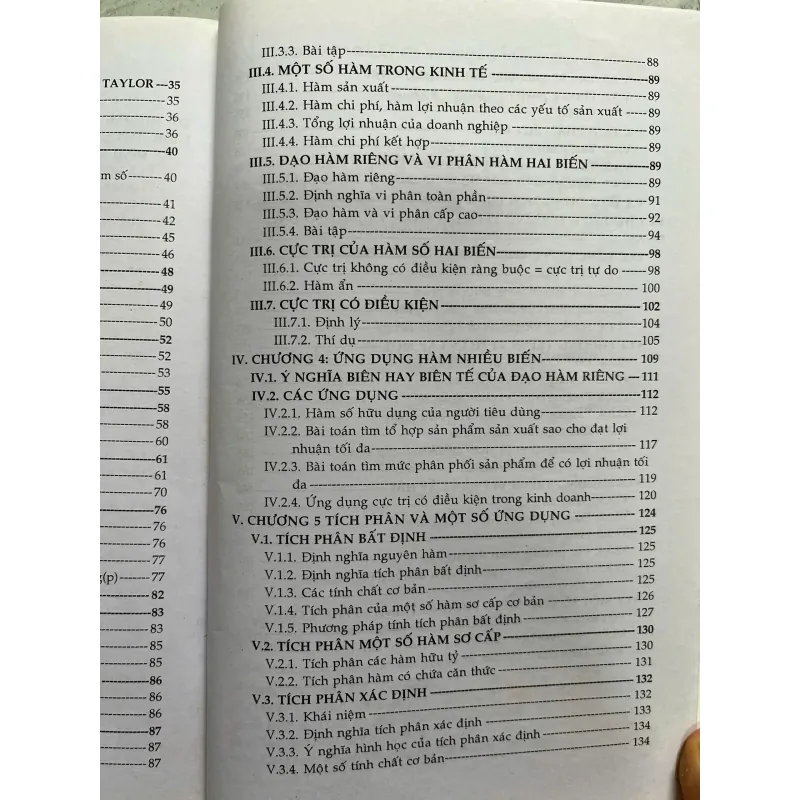 TOÁN CAO CẤP C1 VÀ MỘT SỐ ỨNG DỤNG TRONG KINH DOANH(Full bộ 2 tập) 702629