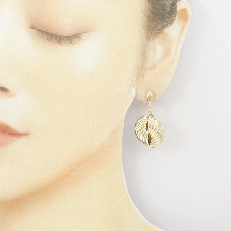 K18YG/PT900/K18PG Bông tai - Hàng hiệu Authentic 871123