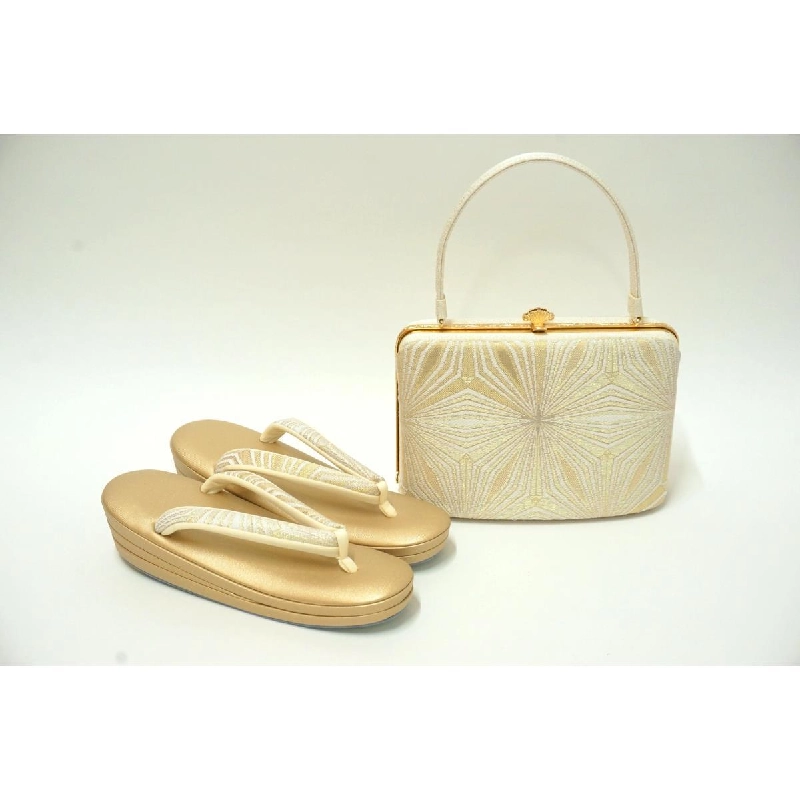 Bộ túi và dép zori màu trắng - Hàng hiệu Authentic 878745