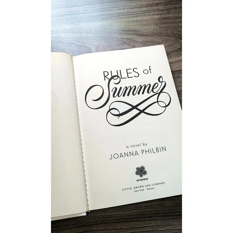 Rules of Summer by Joanna Philbin (hardcover, preloved) 728897