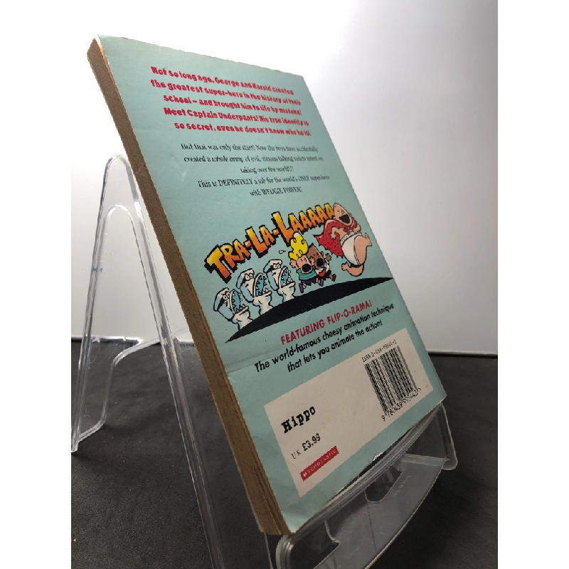 Captain underpants and the attack of the talking toiles SCHOLASTIC mới 85% bẩn nhẹ HPB1508 NGOẠI VĂN 458626