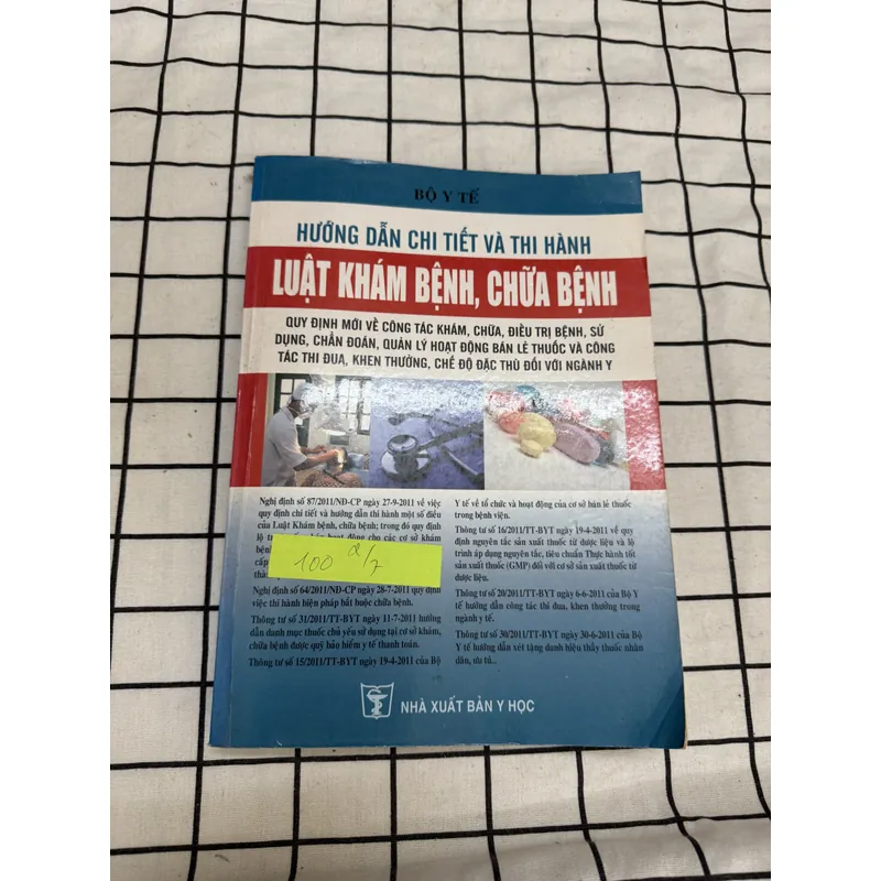 Hướng dẫn chi tiết và thi hành luật khám bệnh, chữa bệnh  656574