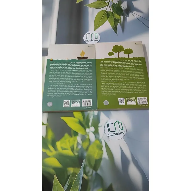 [MIỄN PHÍ BỌC SÁCH] Bộ Thầy Cô Giáo Hạnh Phúc Sẽ Thay Đổi Thế Giới - Tập 1,2 - Thích Nhất Hạnh & Katherine Weare 961144