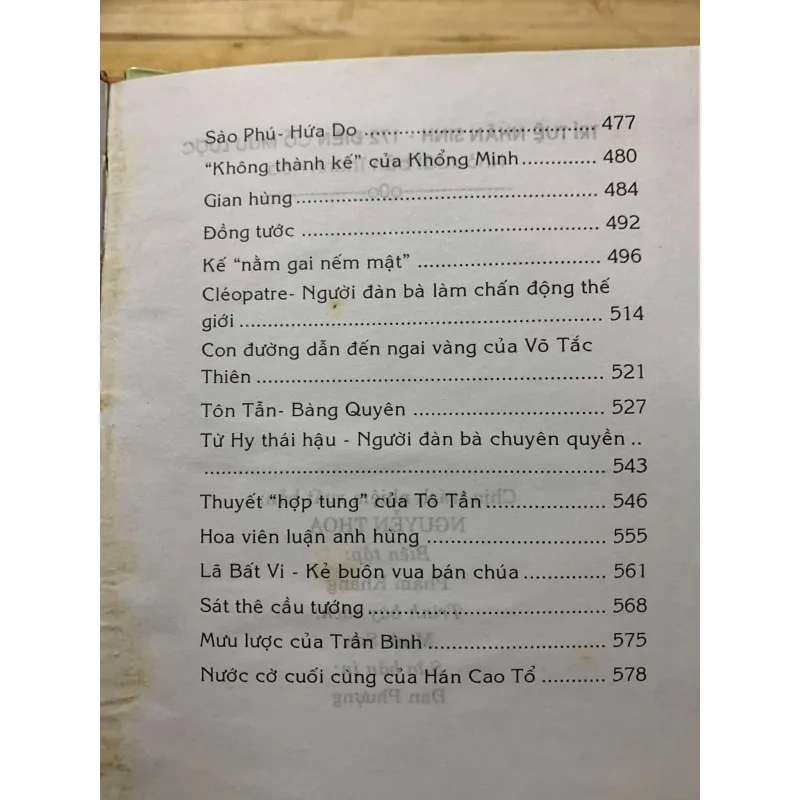 Trí Tuệ Nhân Sinh - 172 Điển Cố Mưu Lược 731651