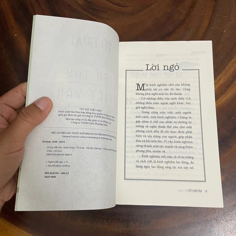 II Tựa sách: Sổ Tay Viết Văn _ Những Chia Sẻ Về Kinh Nghiệm Cầm Bút - Tô Hoài - 2016 454506