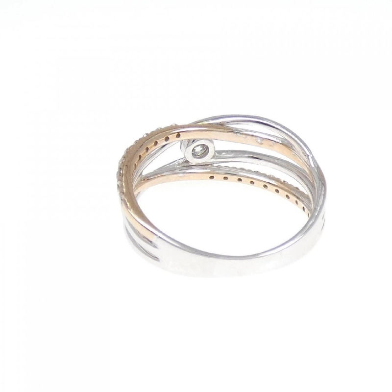 Nhẫn kim cương K18WG/K18PG 0.26CT 673114