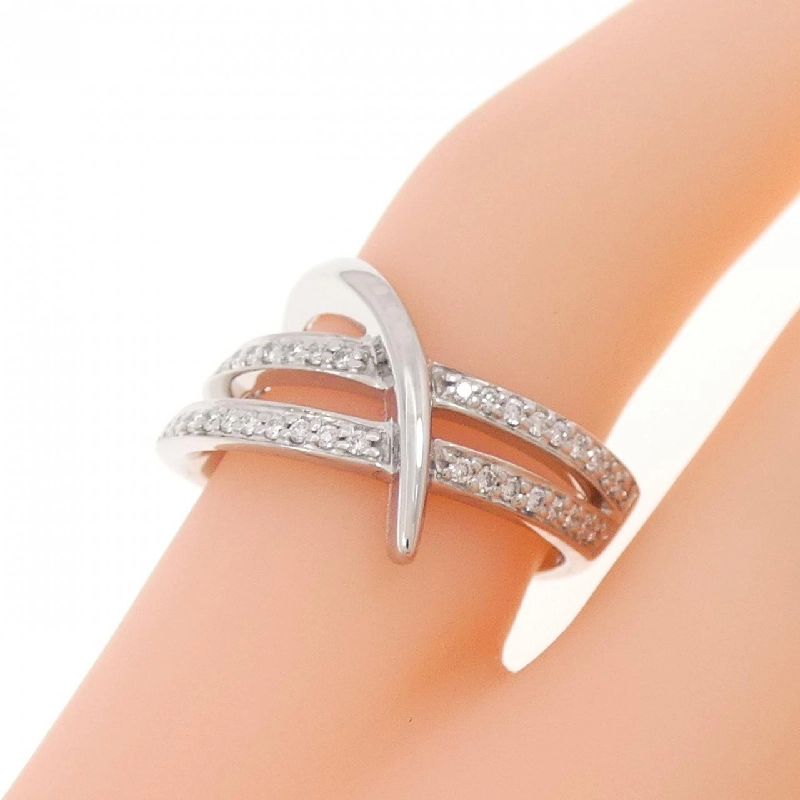 Nhẫn nhẫn hồng kim cương K18WG 0.13CT 667467