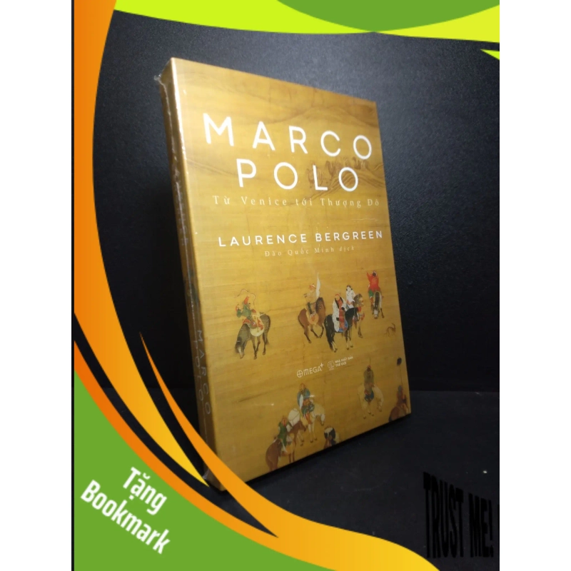 (TẶNG BOOKMARK) Marco Polo từ Venice tới Thượng Đô Laurence Bergreen mới 100% nguyên seal RBK1810 947565