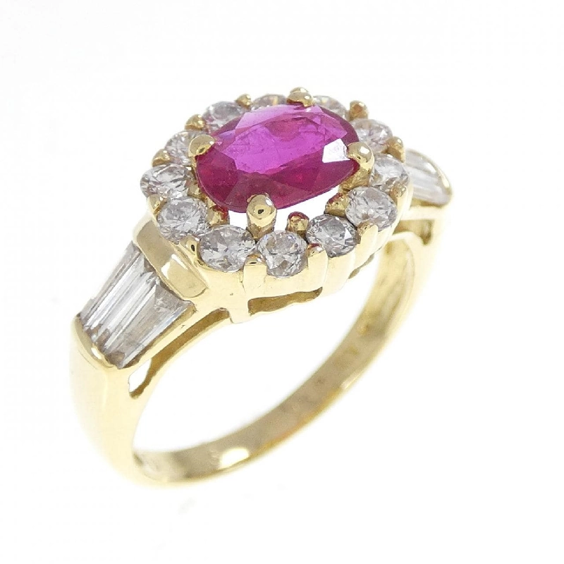 Nhẫn Ruby K18YG 0.7CT - Hàng hiệu Chính hãng 848868