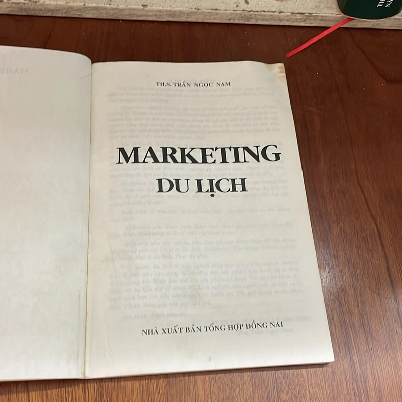 II Sách Kinh Tế: Marketing Du Lịch - Thạc Sĩ Trần Ngọc Nam - 2000 524810