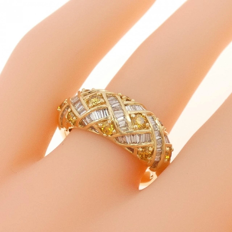 Nhẫn kim cương K18YG 0.50CT 670670