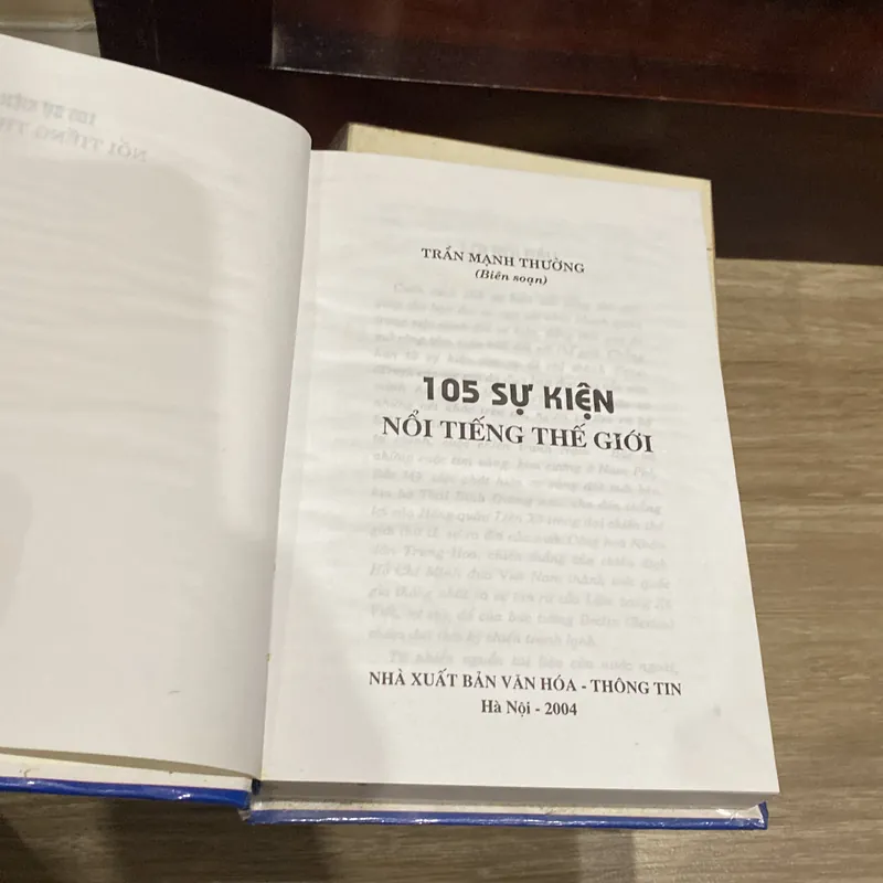 105 SỰ KIỆN NỔI TIẾNG THẾ GIỚI, Bản bìa cứng (XB 2005) 606536