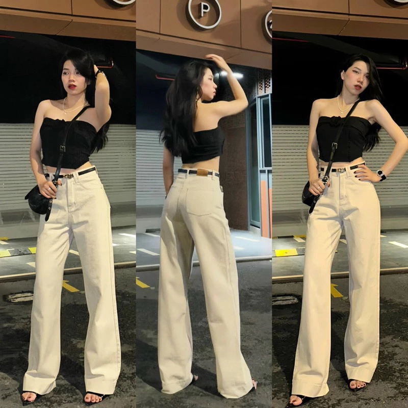 Quần jean màu be 550882