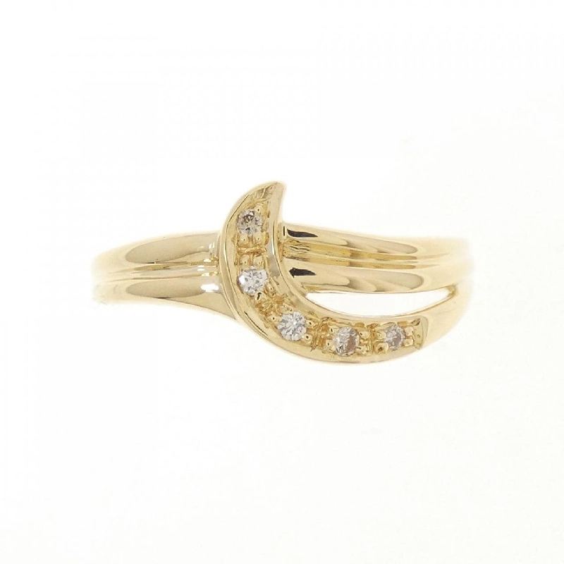 Nhẫn kim cương K18YG 0.04CT 670948