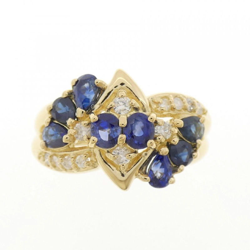 Nhẫn Sapphire K18YG 1.41CT - Hàng hiệu Chính hãng 847918