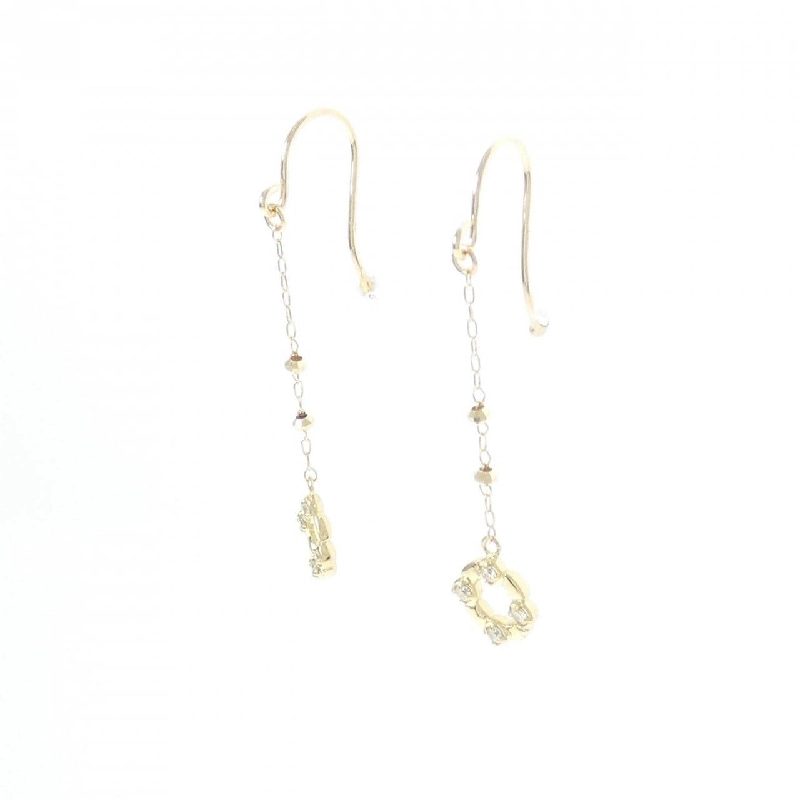 K18YG Bông tai kim cương 0.08CT - Hàng hiệu Chính hãng 872018