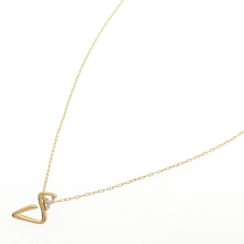 K18YG/750YG Dây chuyền kim cương 0.03CT - Hàng hiệu Chính hãng 863383