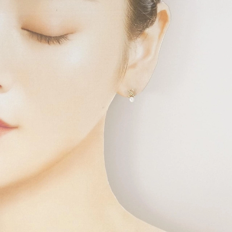 K10YG Bông tai ngọc trai nước ngọt 4.5mm - Hàng hiệu Authentic 874706