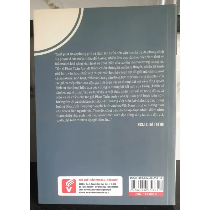 Văn Học Việt Nam Đổi Mới - Từ Những Điểm Nhìn Tham Chiếu 716515