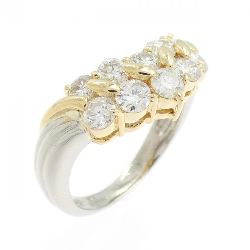 Nhẫn kim cương K18YG/PT850 1.00CT - Hàng hiệu Authentic 851189