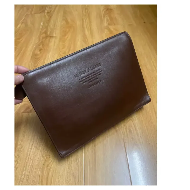 Clutch nam size 27*19*6 da thật 2hand 928778