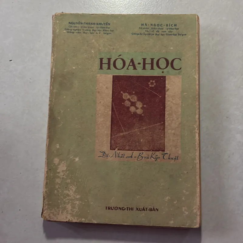Hóa học - đệ nhất AB và kỹ thuật - 1962s 745337