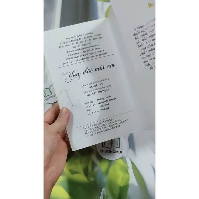 Yêu Đôi Môi Em - Mộc Khinh Yên 744705