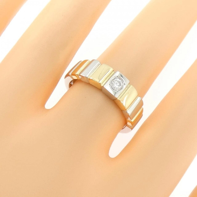 Nhẫn kim cương PT900/K18YG 0.10CT 665553