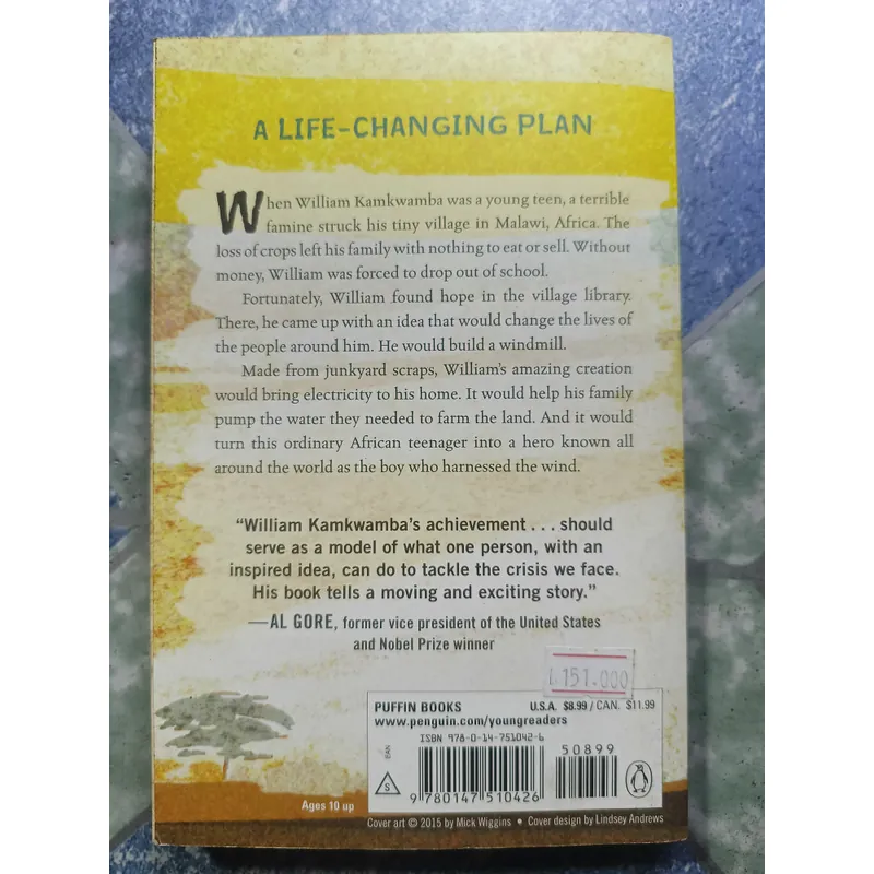 The boy who harnessed the wind - William Kamkwamba và Bryan Mealer 1060194