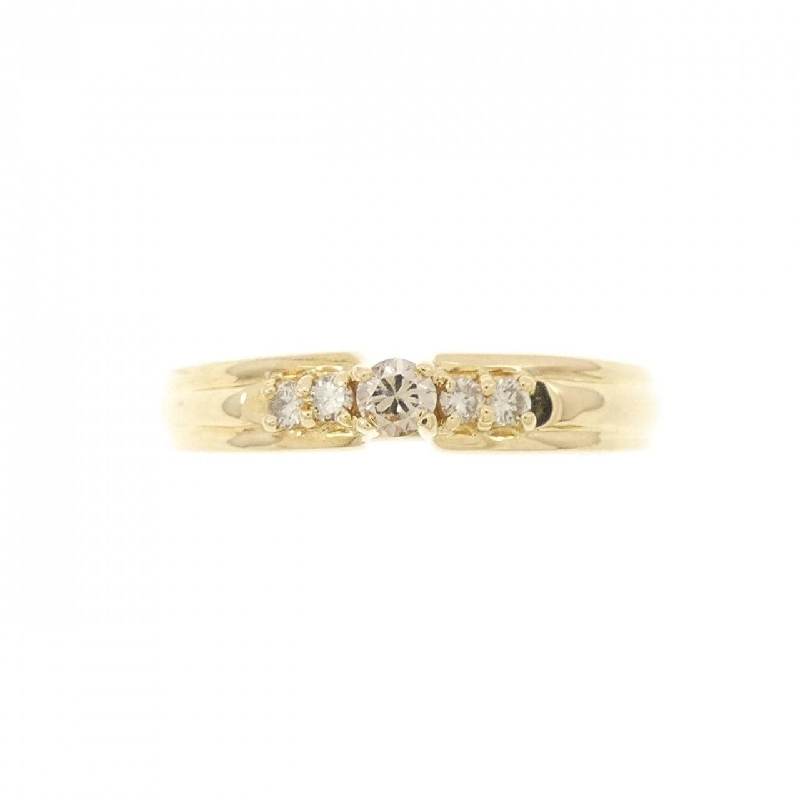 Nhẫn kim cương K18YG 672424