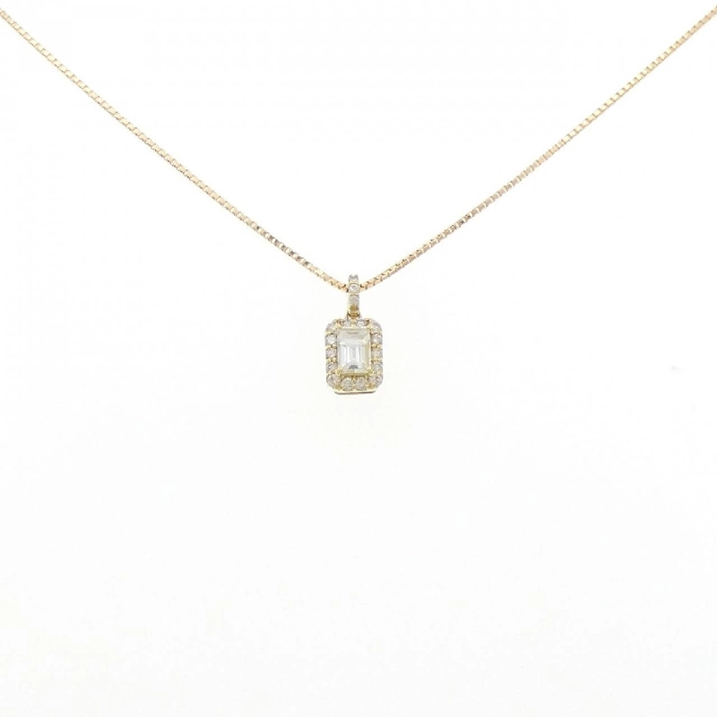 K18YG Dây chuyền kim cương 0.22CT - Hàng hiệu Chính hãng 860020